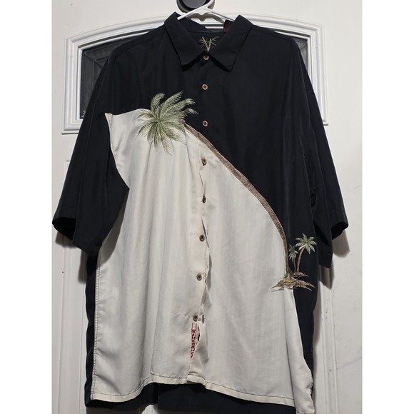 Bamboo Cay Other - Bamboo Cay Fine Resortwear Men's Embroidered Tropical Palm Tree  Shirt  XXXL